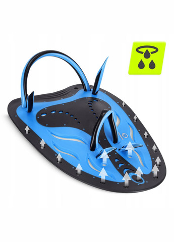Лопатки для плавания в бассейне Swimming Paddles 2 шт Black/Blue (P-5905973405355) TSUNAMI (338098025)
