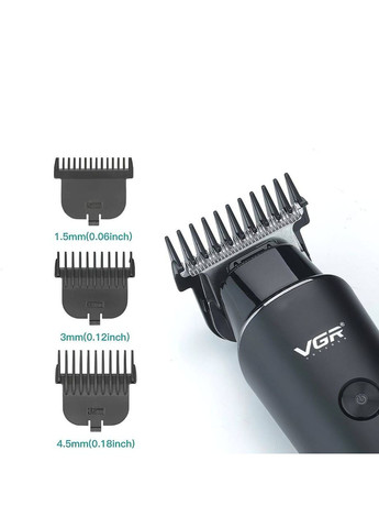Машинка для стрижки универсальный триммер для стрижки волос и бороды с LED-дисплеем (V795) VGR (361161997)