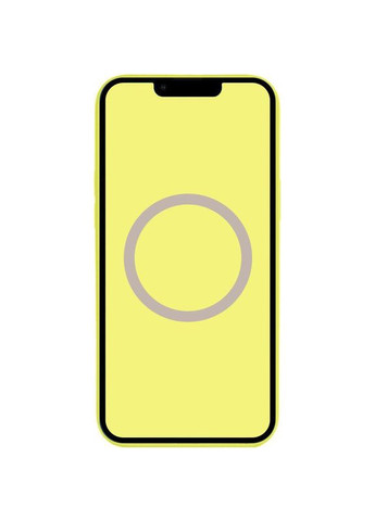 Чохол Silicone case (AAA) з Magsafe та анімацією для Apple iPhone 13 Pro Max (6.7") Жовтий Epik (372499936)