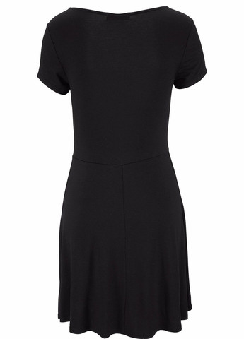 Черное повседневный платье Lascana однотонное