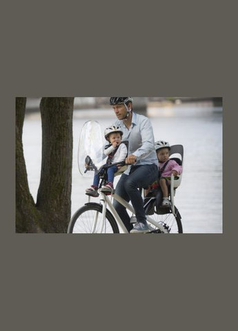 Велокрісло дитяче Observer переднє сіре/червоне Hamax (316476169)