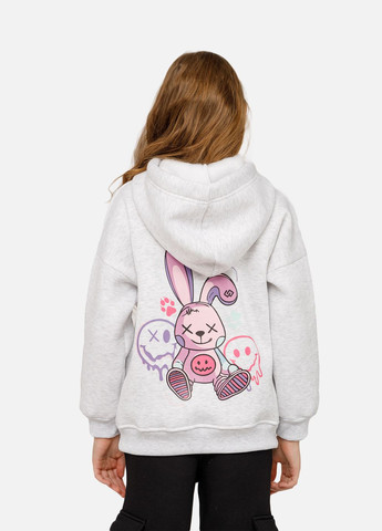 Худи для девочки цвет светло-серый CB-00261364 Yuki (325812235)