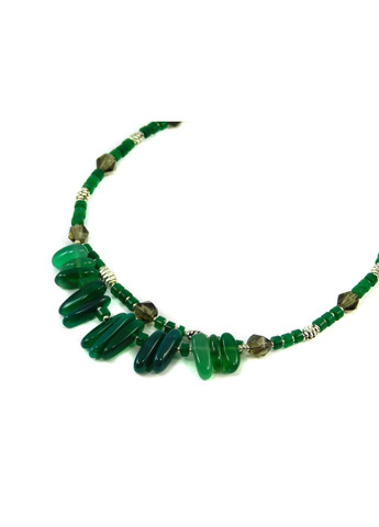 Бусы "Орхан" Топаз, Хризопраз Fursa fashion (322316035)