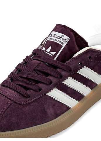 Бордові кросівки чоловічі adidas No Brand Originals Bermuda Burgundy