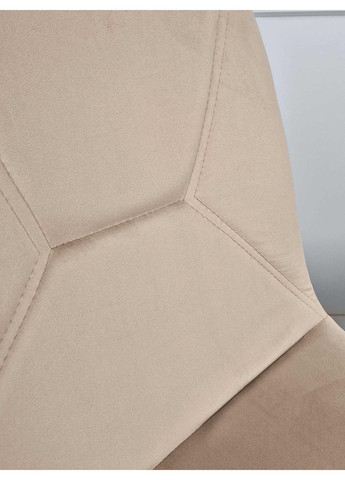 Стілець Mark Чорний каркас / Бежевий велюр Intarsio (372178407)