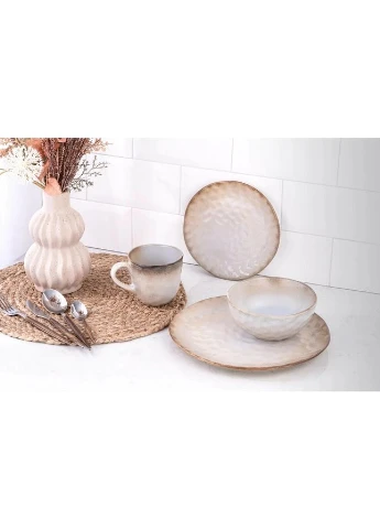 Тарелка столовая мелкая Umbria 27 см Beige (AR2927UB) Ardesto (322911342)