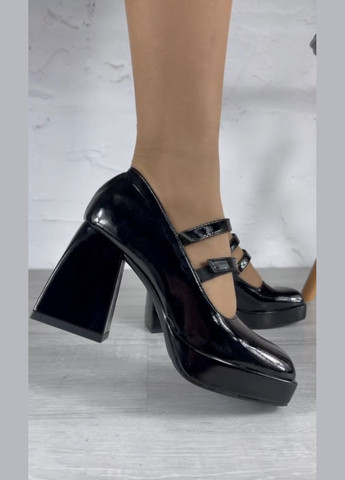 No Brand Ефектні жіночі туфлі чорний з, — демісезон (294614541)