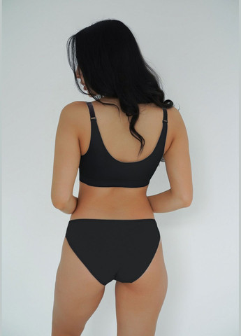 Чёрный топ для беременных и кормящих мамочек Мамин Дім хлопок