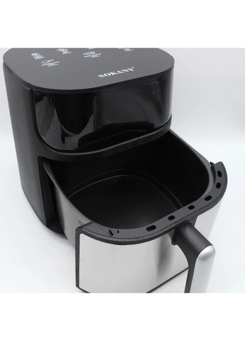 Аерофрітюрниця 7л, 1800Вт, SK- / Фритюрниця без олії / Мультипіч / Аерогриль Sokany 10048 (371774204)