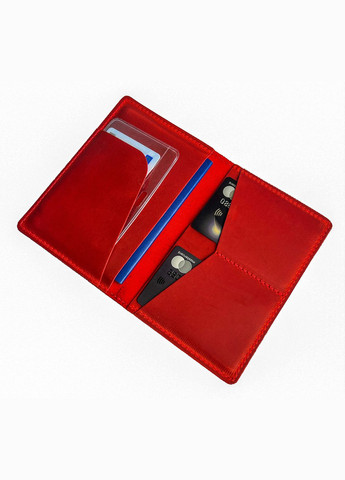 Обкладинка для паспорта із натуральної шкіри Crazy Horse odp2(6) червона SULLIVAN (331754760)