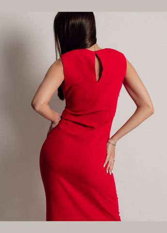 Червона вечірня сукня довга жіноча приталена Phardi
