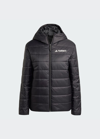 Чорна демісезонна куртка terrex multi essentials climawarm insulated hooded adidas