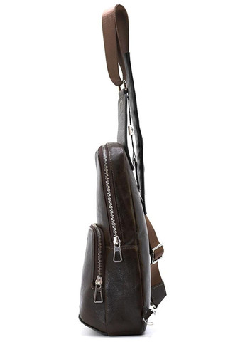 Сумка чоловіча планшет для документів рюкзак слінг в дорогу сумочка для телефону Коричневий 34846 Grande Pelle (332612657)