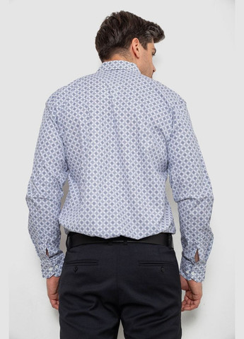 Сорочка чоловіча з принтом, колір білий, Ager (336884761)