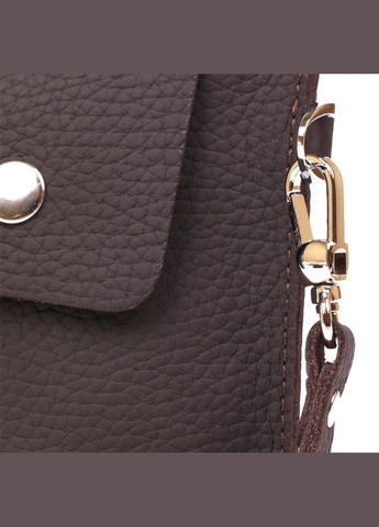 Кожаная матовая тревел-косметичка 16418 Shvigel (298568590)