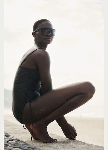 Чорний літній купальник H&M