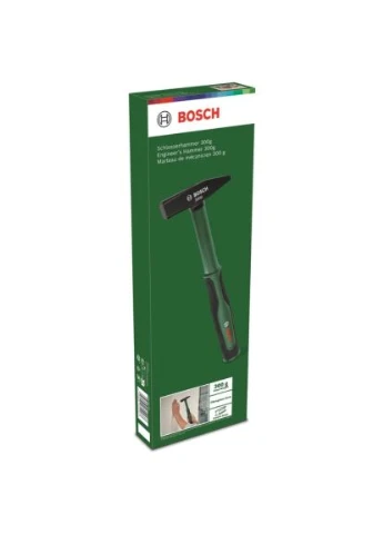 Молоток слесарный 300г 30см рукоятка стекловолокно (1.600.A03.2UW) Bosch слюсарний 300г 30см руків'я скловолокно (401657012)