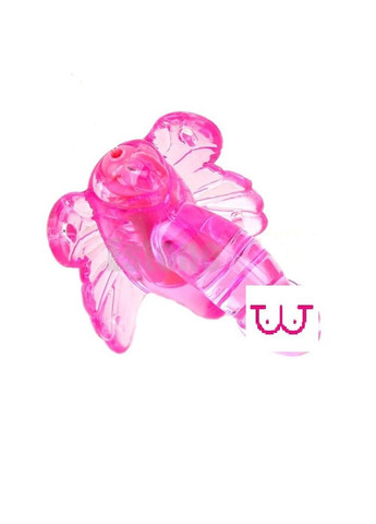 Вібратор- метелик із фалосом Pink butterfly No Brand (339864872)