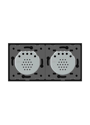 Безконтактний вимикач 2 сенсора (1-1) чорний скло (VL-C701/C701-PRO-12) Livolo (370985063)