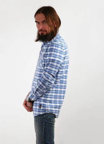 Голубой рубашка S.Oliver