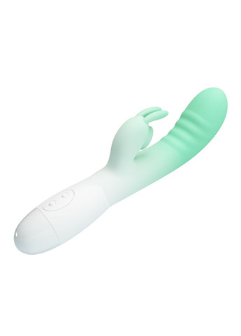 Вибратор-кролик с язычком Cerberus зеленый, 20.6 х 3.2 см Pretty Love (361670113)