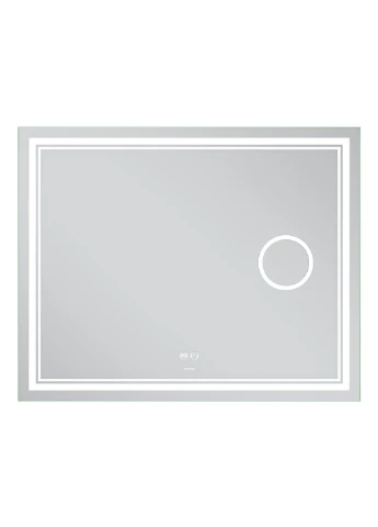 Дзеркало з Led Touch, Anti-fog, димером, регулятором яскравості, лінзою (MP6623) Mixxus QUADRO MR20-100x80 (386160758)