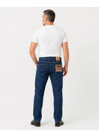Джинси чоловічі прямі стрейч класичні сині Wrangler (382811993)