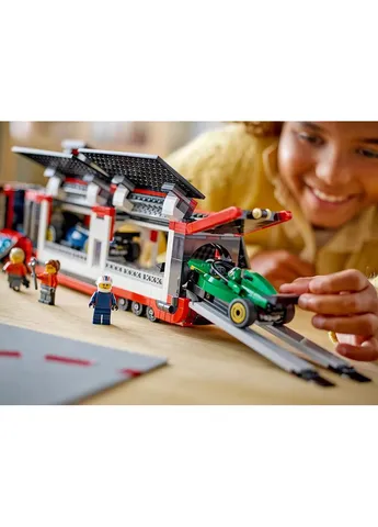 Конструктор City F1 Truck с RB20 и AMR24 F1 Cars (60445) Lego (373217267)