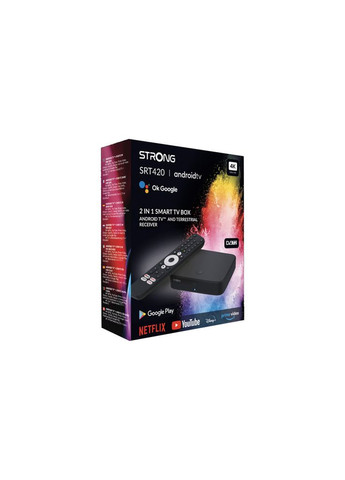 Медиаплеер SRT 420 Android TV и эфирный приемник в одном устройстве (SRT 420) Strong (297002950)