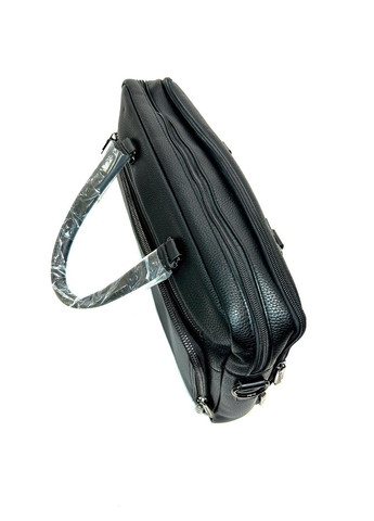 Чоловіча сумка з еко-шкіри Bradford 8922-5 чорна 27 х 38 х 7 No Brand (371681989)