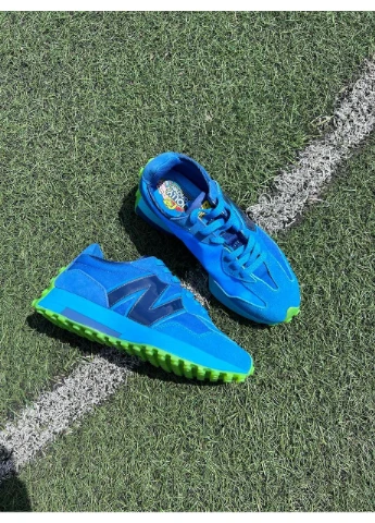 Синій кросівки чоловічі new balance 327 total blue нью беланс 327 сині демісезон No Brand