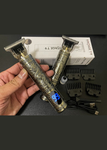 Триммер для стрижки волос окантование бороды аккумулятор 800мАгод USB Vintage T902 AC Prof (316092944)