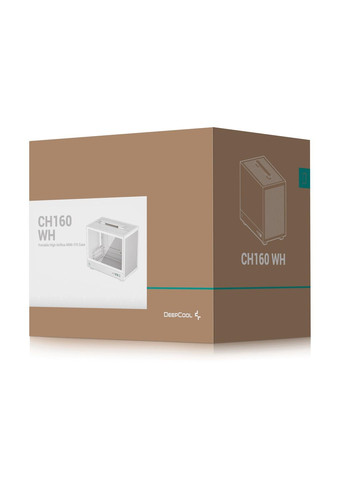 Корпус CH160 White (R-CH160-WHNGI0-G-1) без БП DeepCool (342331309)