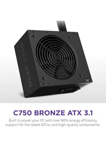Блок живлення C Series ATX 3.1 750 Watt 80 Plus Bronze (PA-7B3BB-EU) NZXT (400870256)