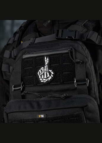 Нашивка Crossed Fingers (вишивка) Black M-TAC (315047544)