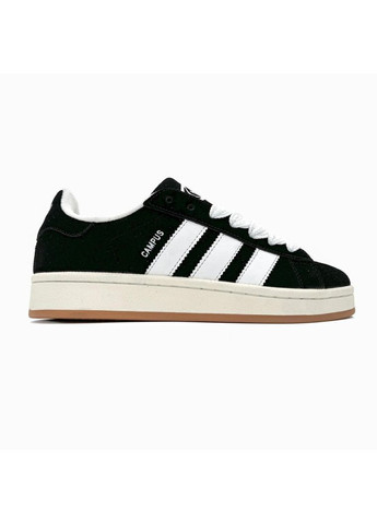 Чорні Осінні кросівки чоловічі adidas campus 00s core black white адідас кампус No Brand
