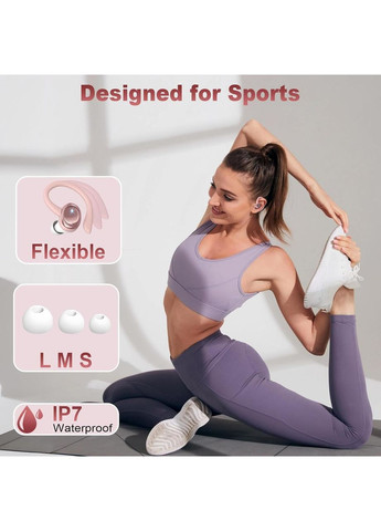 Беспроводные спортивные наушники S75 Bluetooth 5.4 50 часов IP7 водонепроницаемые No Brand (362706331)