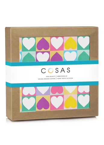 Багаторазова непромокаюча пелюшка 70х120 LOVE PUZZLE (4822052444283) Cosas (393209194)