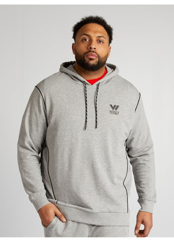 Худи демисезон,серый меланж, Kiabi (356130206)