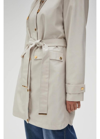 Бежевая демисезонная куртка Moodo