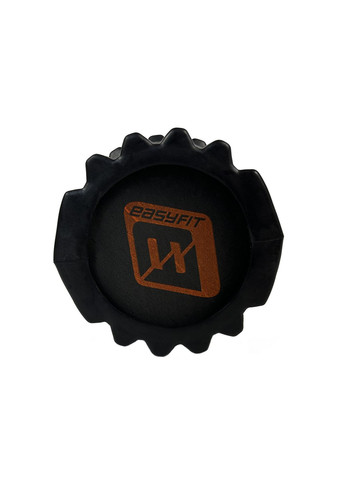 Массажный ролик Solid Roller v.1.1s 33 см черный EasyFit (340273638)