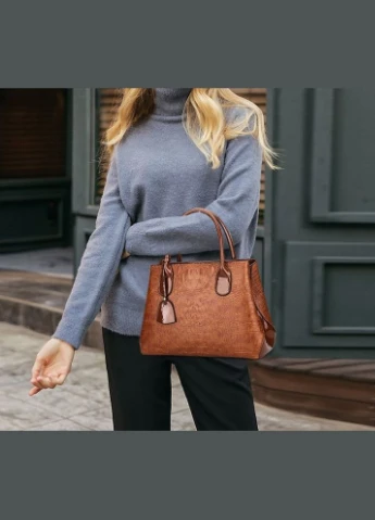 Модная женская сумка под рептилию эко кожа No Brand (298996792)