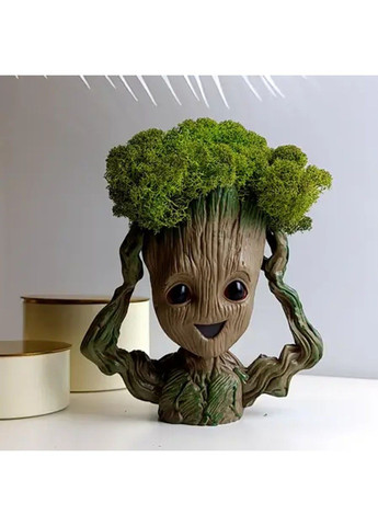 Кашпо горщик зі стабілізованим мохом Грут Groot G4 No Brand (331639547)