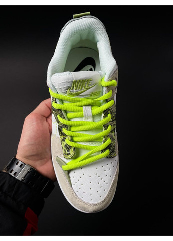 Сірі Осінні кросівки чоловічі nike dunk disrupt 2 grey white green найк сб данк No Brand