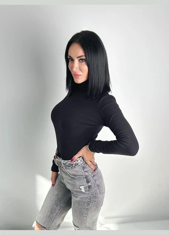 Жіночий теплий гольф у рубчик Fashion Girl (302860051)