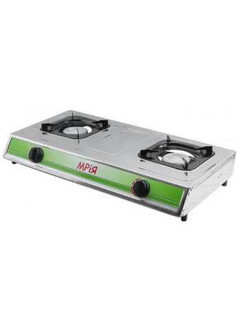 Плита-таганок настольная газовая 2 конфорки нержавеющая сталь Мрія (328905536)