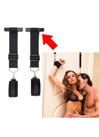 БДСМ підвіски на двері з наручниками Door Jam Cuffs — Садо-мозо Sportsheets (366817650)