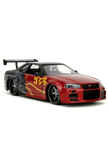 Машина металлическая Годзила Hиccaн GTR, 1:24 () Jada 253253024 (362003701)