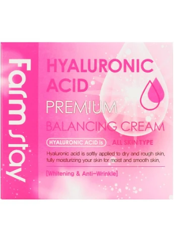 FarmStay Балансувальний крем для обличчя з гіалуроновою кислотою Hyaluronic Acid Premium Balancing Cream 100g (2-857101) — Крем, Південна Корея (369797280)