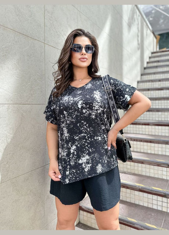 Жіноча футболка жатка з напиленням Україна - (331783182)